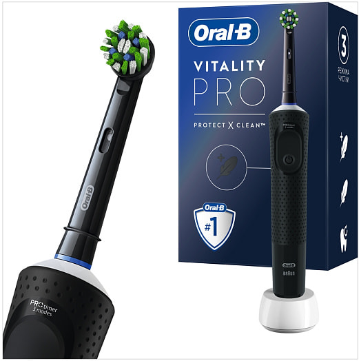 Аккум зубная щетка VITALITY PRO Black Венгрия