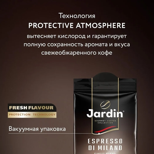Кофе Jardin 250г Espresso Stile Di Milano молотый Орими Россия