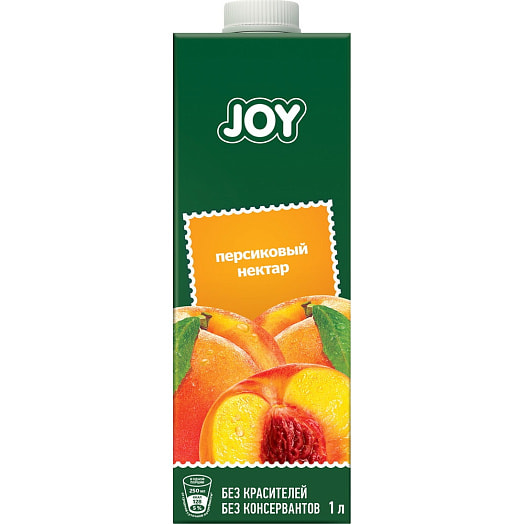 Нектар Joy Персиковый 1л Coca-Cola Беларусь JOY
