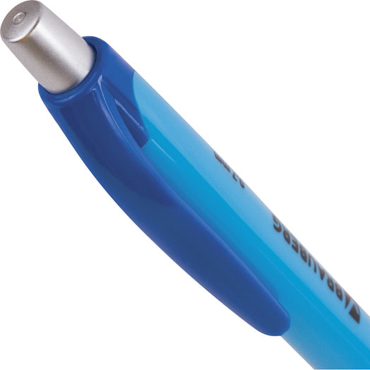 Ручка шариковая Brauberg синяя (автомат, корпус ассорти) арт.141546 Китай