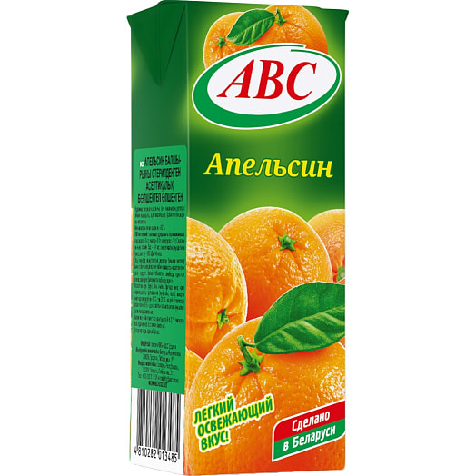 Нектар АВС 200мл тетра-пак апельсиновый Беларусь