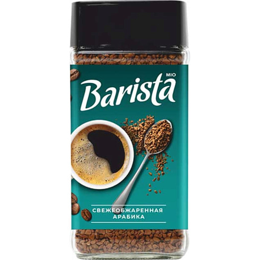 Кофе Barista Mio 95г ст/б раств/сублимир с доб молотого Россия