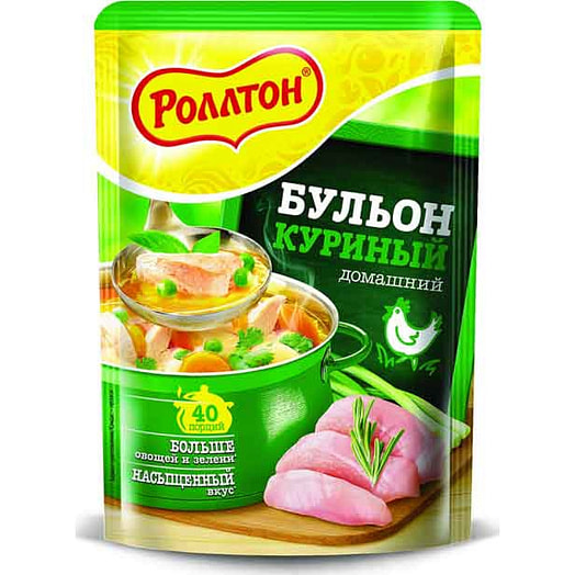Бульон Роллтон 90г домашний куриный Россия