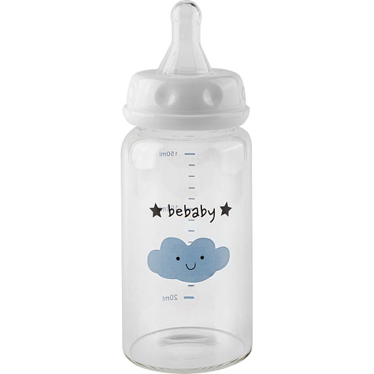 Бутылочка для кормления стеклянная арт.R-05B/150 Guangdong RoRo Baby Products Co.,Ltd Китай BEBABY
