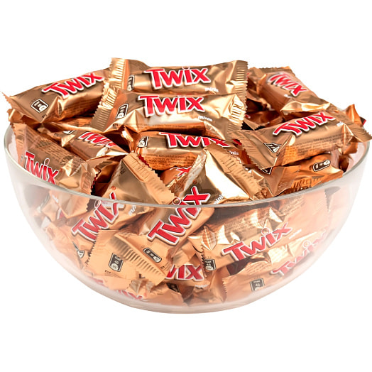 Печенье Twix minis с карамелью в молочном шоколаде Россия