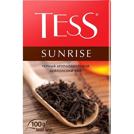 Чай Tess 100г Sunrise черный Орими Россия