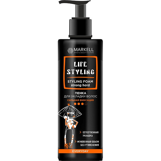 Пенка для укладки волос 220мл суперсильная фиксация СПСтилмарк Беларусь Стилмарк