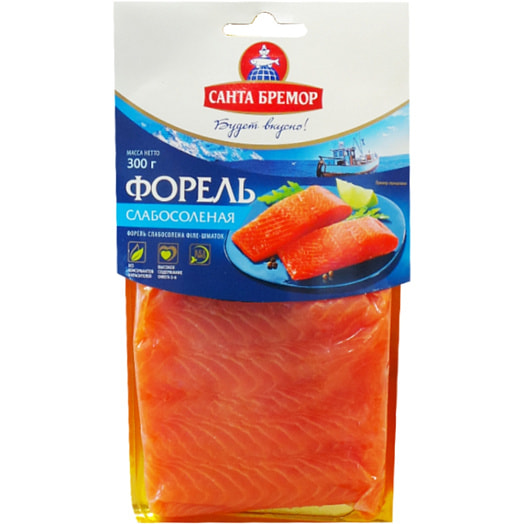 Форель слабосоленое филе-кусок 300г Беларусь