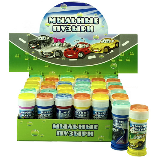 Мыльные пузыри Машинки 60мл арт.IG704 Россия