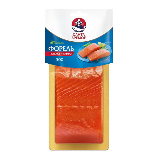 Форель подкопченая филе-кусок 300г Беларусь