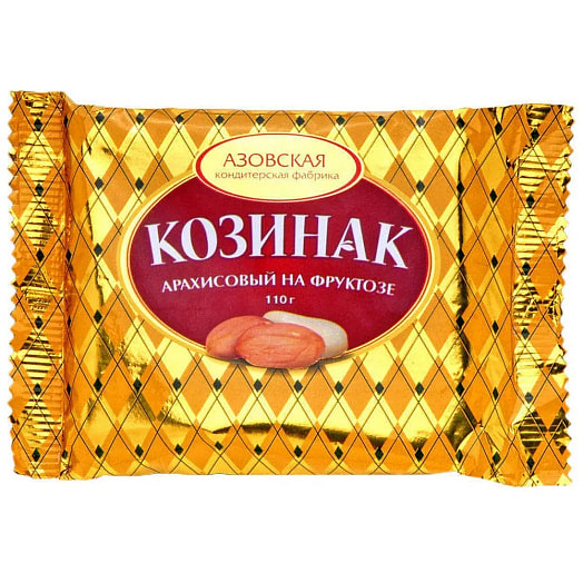 Козинак арахисовый на фруктозе 110г Россия