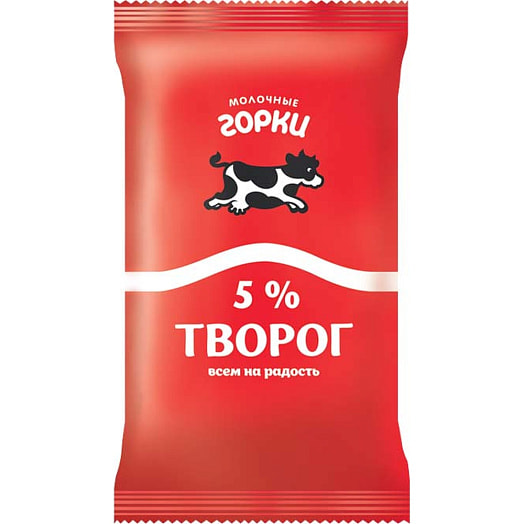 Творог Молочные горки 5% 180г Беларусь