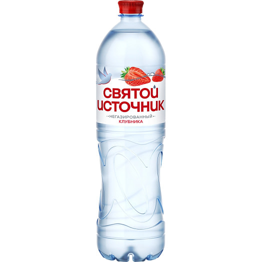 Напиток б/алк Святой Источник 1.5л ПЭТ клубника, негаз. ООО АКВА СТАР Россия