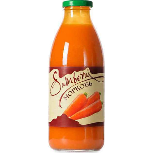 Нектар Samberry 1л ст/б морковный с мякотью Малоритский КОСЗ Беларусь