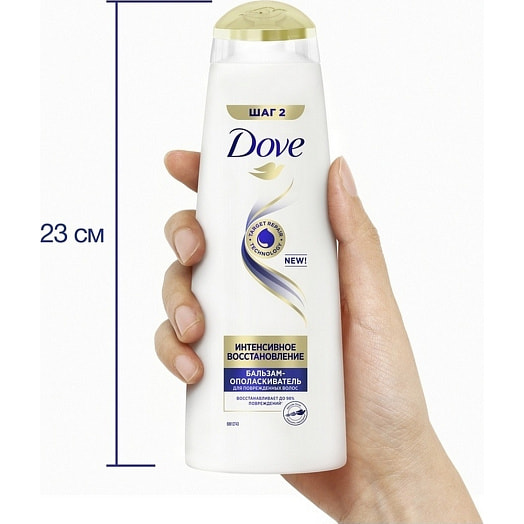 Бальзам-ополаскиватель DOVE 350мл интенсивное восстановлени Unilever Россия DOVE