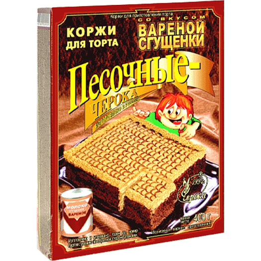 Коржи Рыжик Черока 400г с вареной сгущенкой Россия