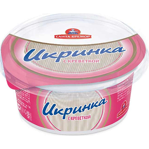 Паста икорная Икринка 150г с икрой мойвы и креветкой Беларусь
