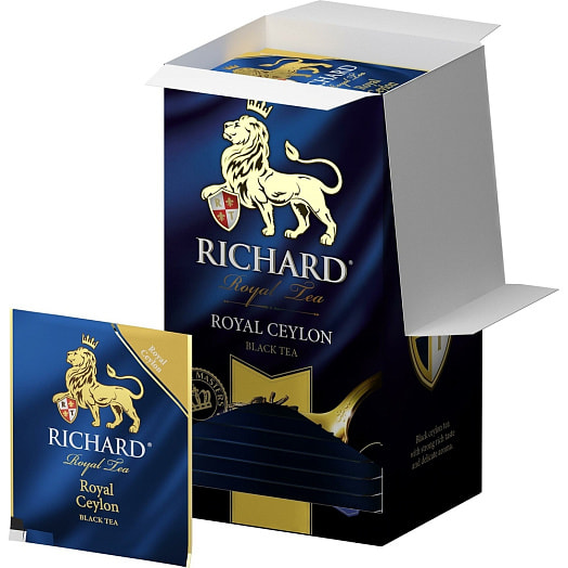 Чай Richard 50г Royal Ceylon черный (25*2гр) ООО Компания Май Россия
