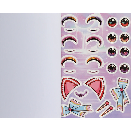 Альбом с наклейками Наряди куклу с маникюром 24,5*17см 17 листов ООО Даймонд Групп Китай Mazari