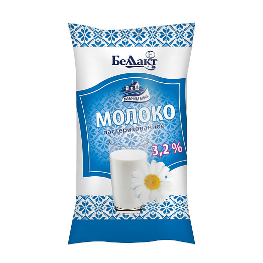 Молоко питьевое Молочная лавка пастериз 3.2% 1л пл ОАО Беллакт Беларусь Беллакт