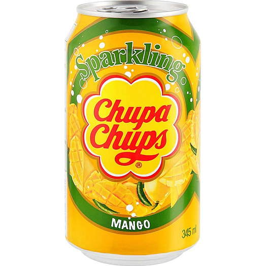 Напиток б/алк Chupa Chups Манго газ 345мл ж/б Корея
