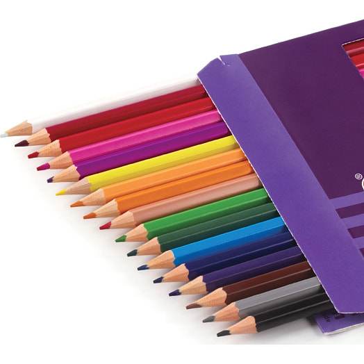 Карандаши цветные ПИФАГОР (18цветов, классические заточенные) арт.181251 Китай