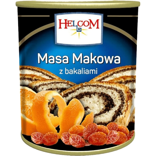 Начинка Маковая масса 380г д/выпечки с сухофруктами Польша