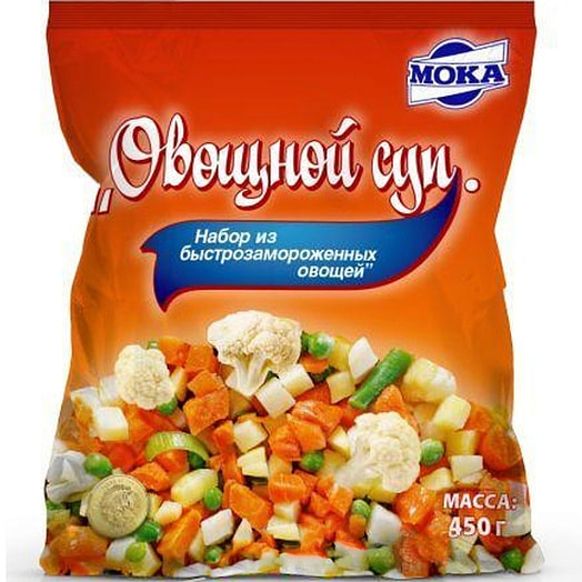 Набор Овощной суп 450г быстрозам. Фирма Мока ООО Беларусь Мока