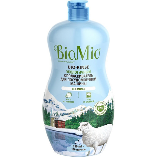 Ополаскиватель для посудом. машины BIO-RINSE 750мл SPLAT Россия BIOMIO