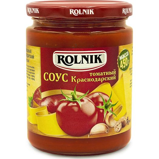 Соус томатный Краснодарский ROLNIK 450г ст/б Беларусь