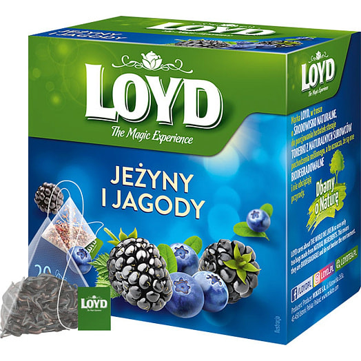 Чайный напиток Loyd Ежевика и черника 20пак*2г Польша
