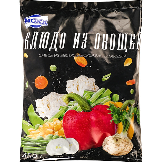 Блюдо из овощей зам 400г Фирма Мока Беларусь