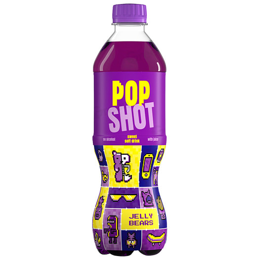 Напиток б/алк POP SHOT Мармеладные мишки с соком 500мл ПЭТ ЗАОМЗБН Беларусь