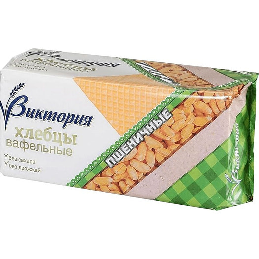 Хлебцы вафельные Виктория пшеничные 60г ООО Русский продукт Россия Виктория