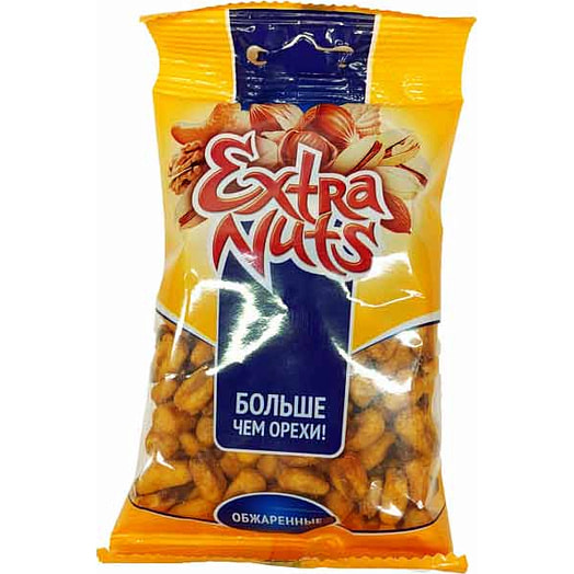 Кукуруза обжаренная с солью 60г ООО Детави Испания Extra Nuts