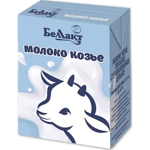Молоко козье питьевое Беллакт 200мл ТБА стерилизованное 2,5-4% Беллакт Беларусь