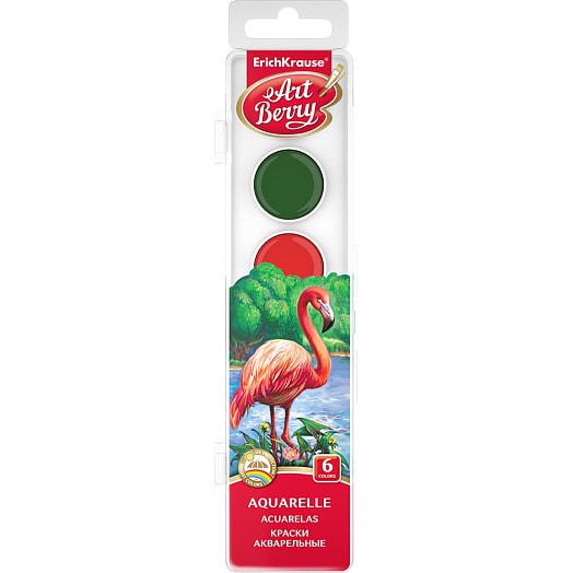 Акварель Artberry медовая с УФ защитой яркости, 6 цв. арт.41723 Россия