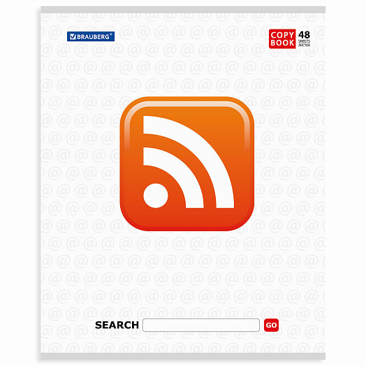 Тетрадь Brauberg В сети А5, 48 листов, линия арт.401898 Россия