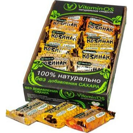 Козинаки мягкие в глазури VitaminOS Ассорти 400г ИП Кулумбегов А.А. Россия VitaminOS