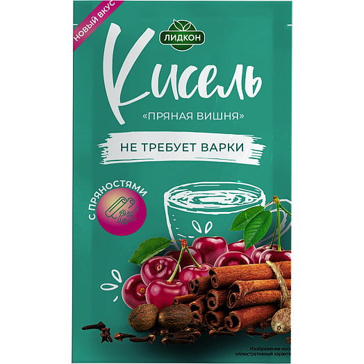 Кисель Пряная вишня 25г пл. ОАО Лидапищеконцентр Беларусь