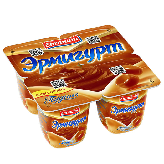 Пудинг Эрмигурт Карамельный 3% 100г Россия