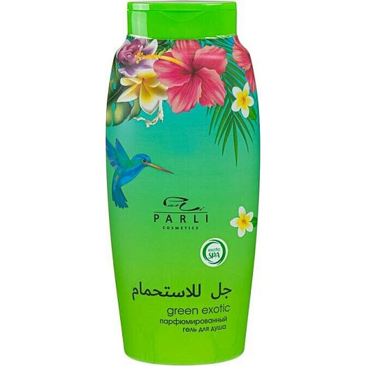 Гель для душа Parli Cosmetics green exotiс 750мл парфюмированный Парли Россия Parli Cosmetics