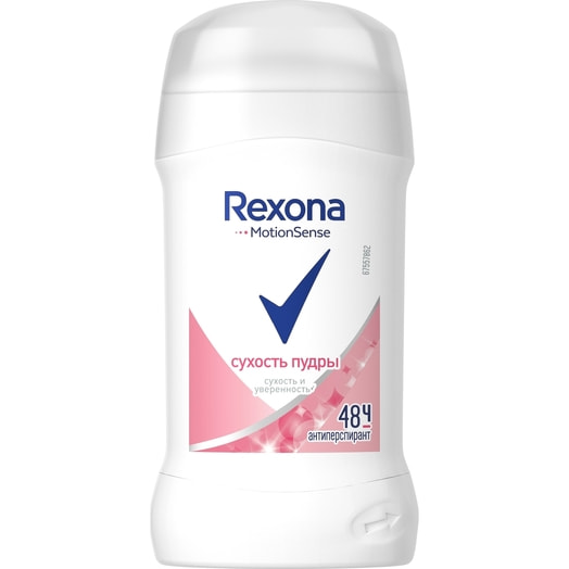 Антиперспирант-карандаш Rexona 40мл Сухость пудры Россия