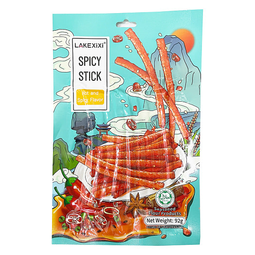 Соевое мясо Lakexixi Пряная палочка Пряный, острый 92г Китай