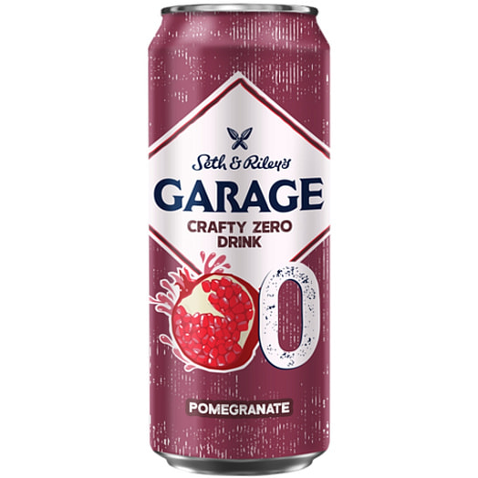 Напиток пивной б/алк Seth&Rileys Garage Crafty Zero Drink Pomegranate 450мл ж/б ОАО ПК Аливария Беларусь Гараж