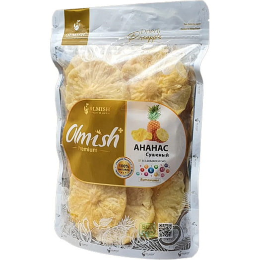 Ананас сушеный Olmish 500г вакуум Olmish Asia Food Company Limited Вьетнам