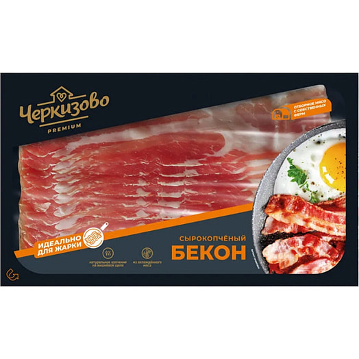 Продукт мясной с/к из свинины Бекон (нарезка) 360г АО Черкизовский МПЗ Россия PREMIUM