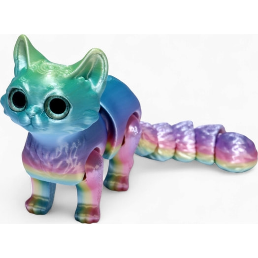 3Д-Печатная игрушка Котик 15*4*6см (микс) арт.10896726 Китай