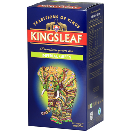 Чай Императорский 100г карт/уп. листовой зеленый Basilur Tea Export Шри-Ланка KINGS LEAF