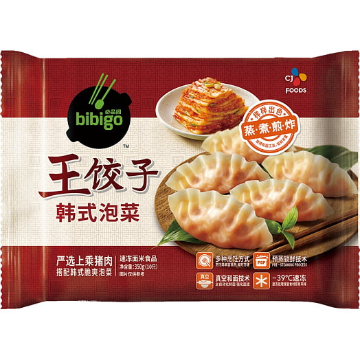 Дамплинги Бибиго Королевские с кимчи и свининой 350г Liaocheng cj food co ltd Китай